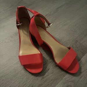 MICHAEL Michael Kors Ankle Strap Block Heel Sandals